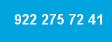922 275 72 41 922 275 72 41